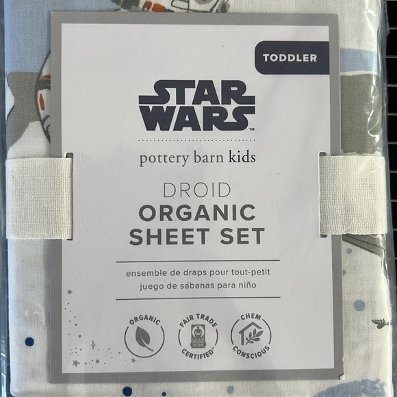 New Star Wars Toddler Organic Sheet Set - Picture 2 of 7